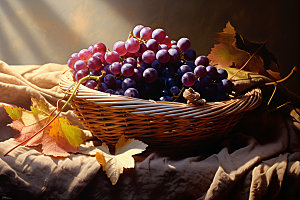 葡萄美味食品摄影图
