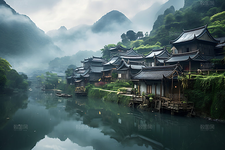 千户苗寨黔东南贵州旅游摄影图