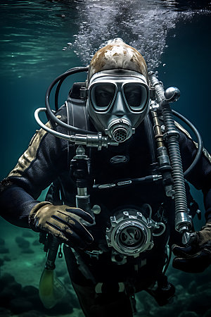 潜水风光海底世界摄影图