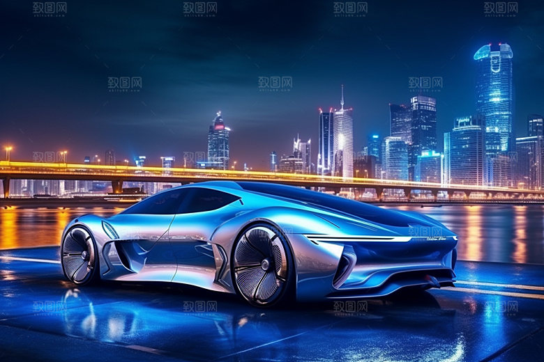 汽车模型交通工具渲染图