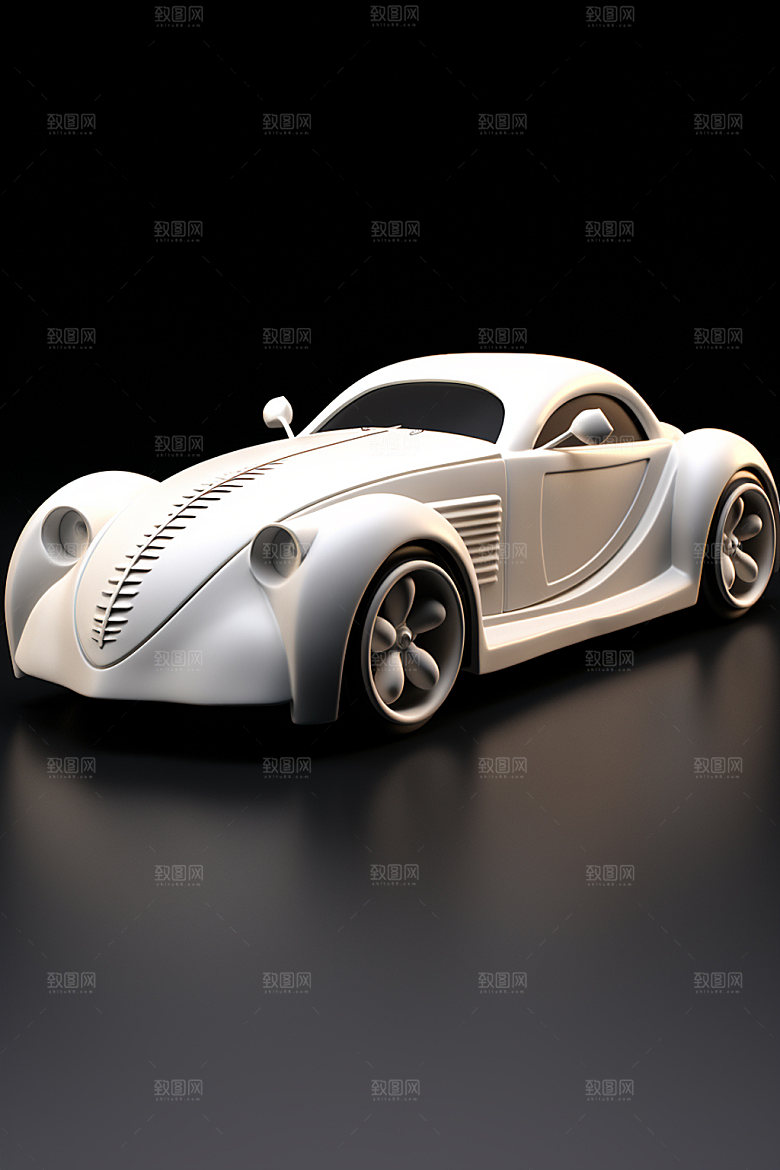 汽车3D公务车模型