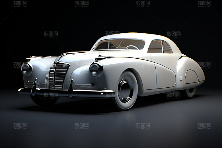 汽车3D低调模型