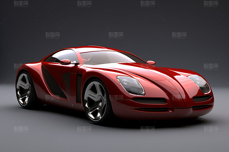 汽车3D公务车模型