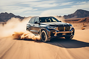 沙漠汽车汽车广告高清摄影图