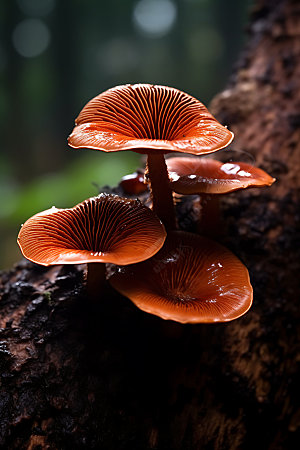 蘑菇植物菌菇摄影图