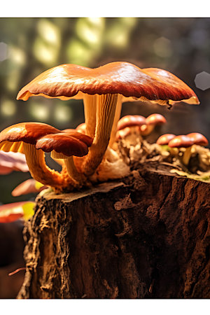 蘑菇高清菌菇摄影图