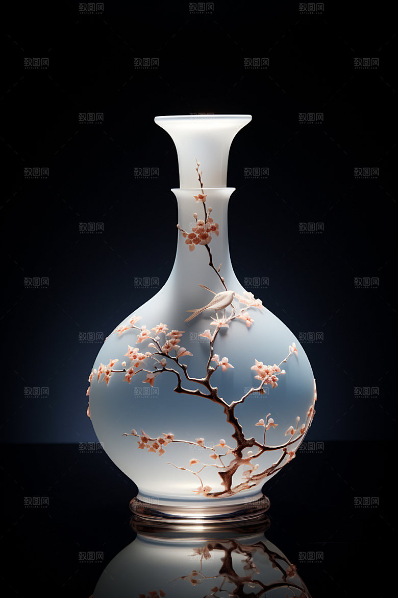 青花瓷高清精美摄影图