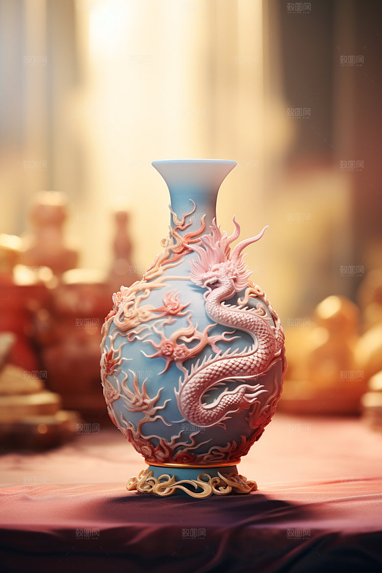 青花瓷高清陶瓷摄影图