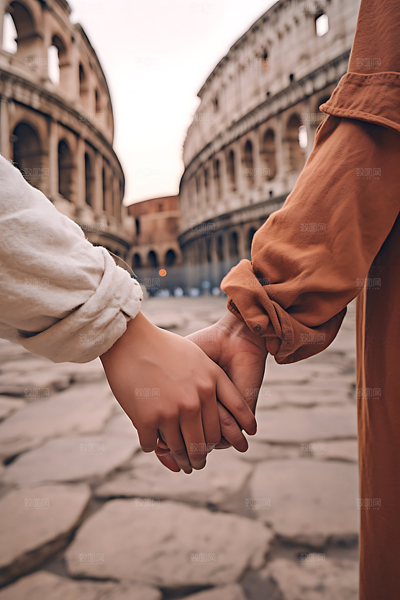 情侣旅行幸福蜜月旅行摄影图
