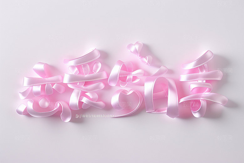 情人节标语标题3D艺术字