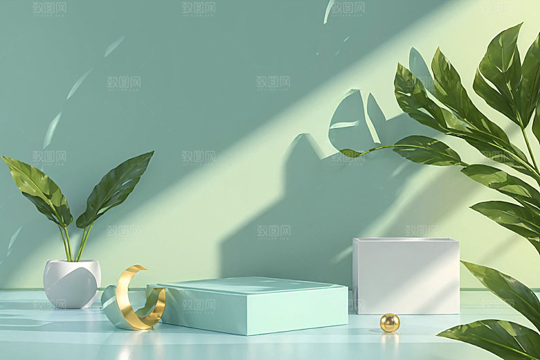 北欧风质感简约电商背景