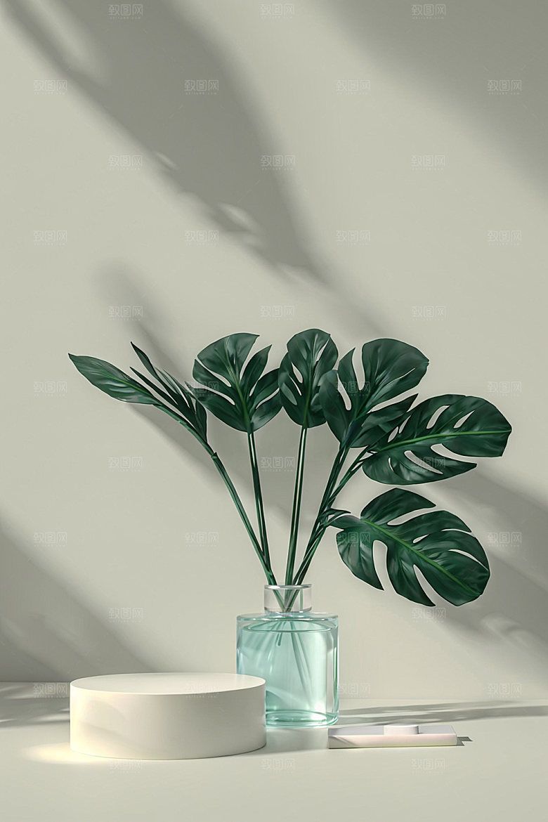 北欧风高端简约电商背景