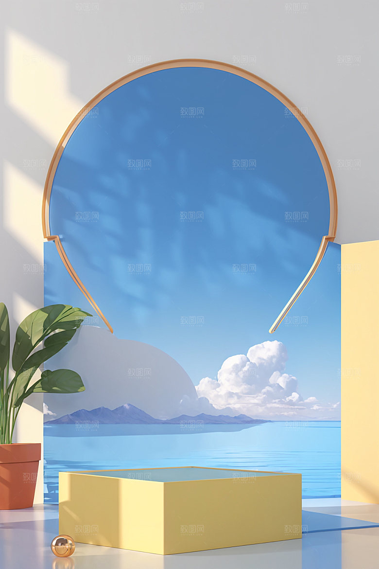 北欧风清新INS风电商背景