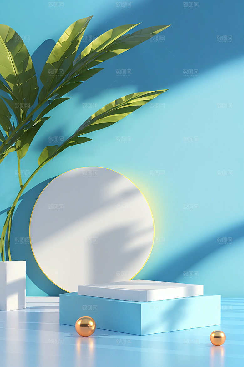 北欧风大气质感电商背景