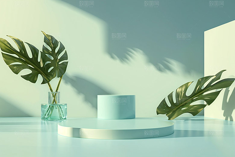 北欧风简约INS风电商背景
