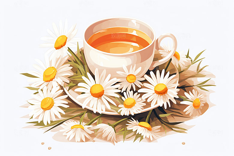 秋分节气手绘插画