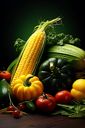 秋季果蔬食材水果素材