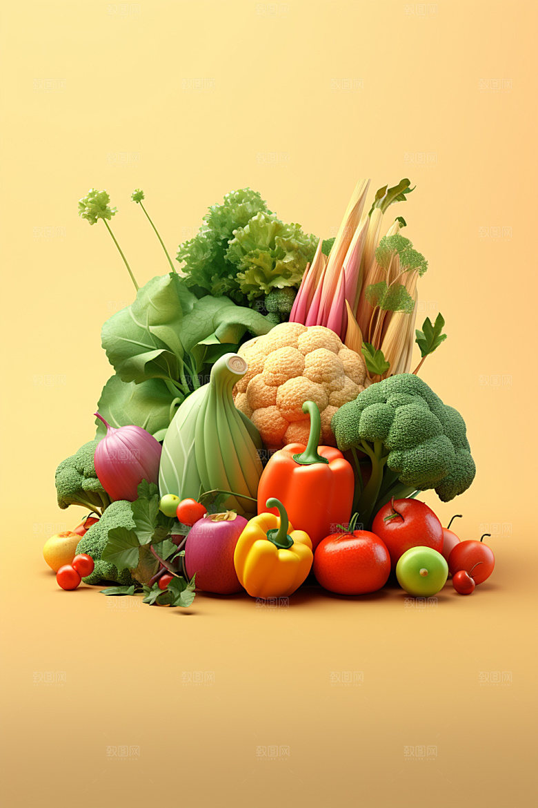 秋季果蔬高清蔬菜素材