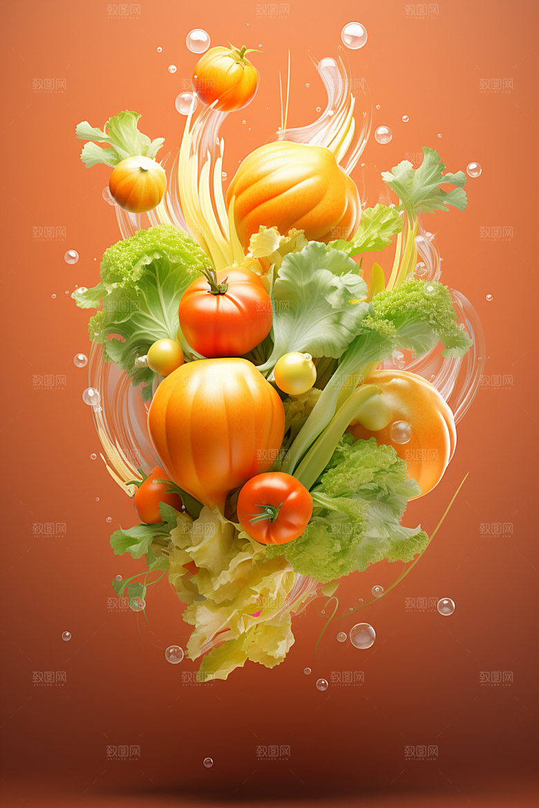 秋季果蔬水果秋天素材