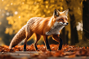 秋日动物高清原生态摄影图
