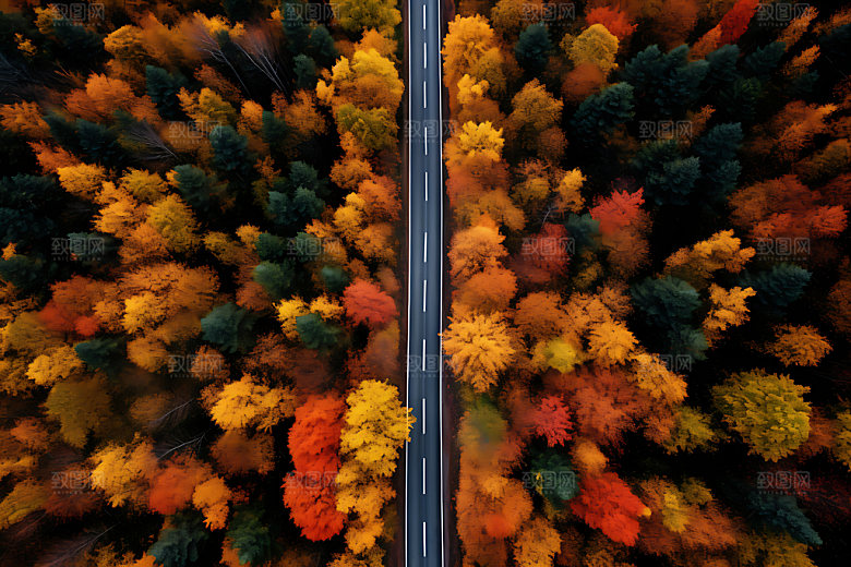 秋季风景高清摄影图