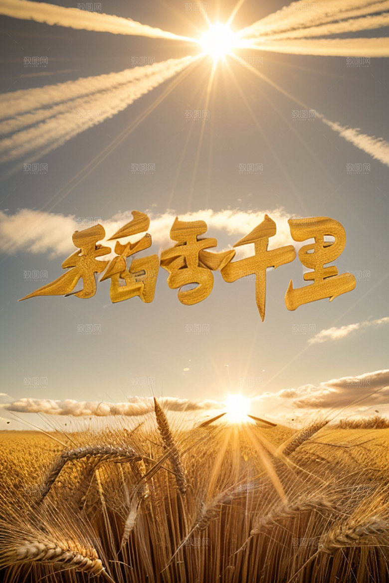 秋季立体创意艺术字