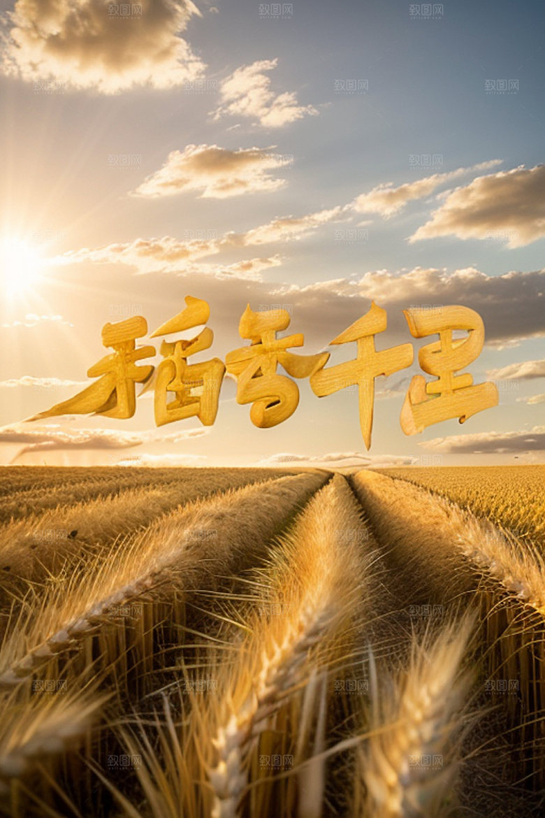 秋季秋天立体艺术字