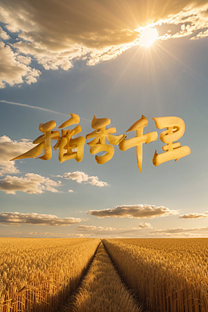 秋季入秋秋天艺术字