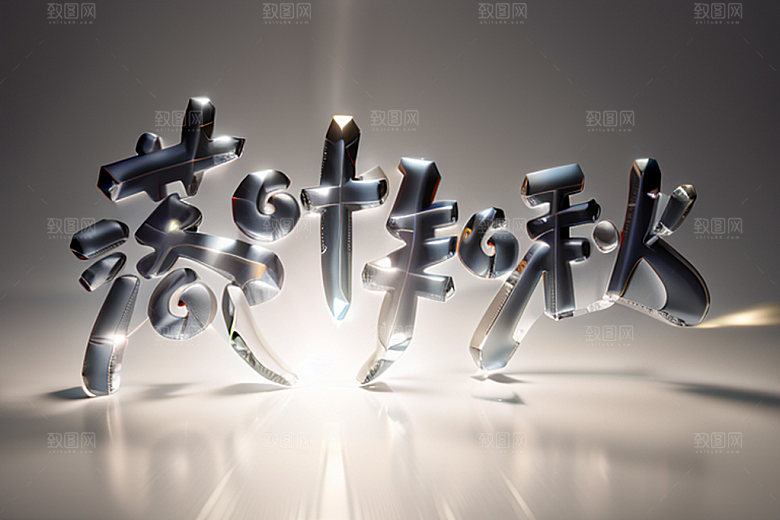 秋季创意秋天艺术字