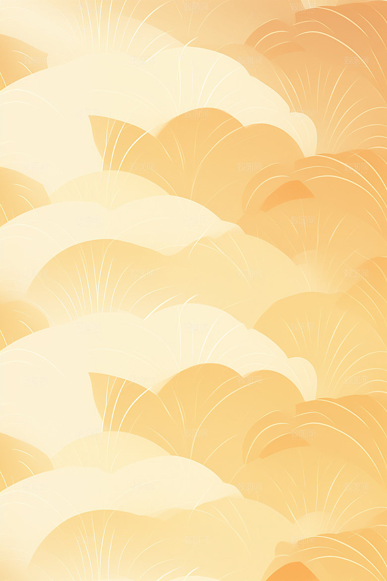 秋天暖色调温柔背景图