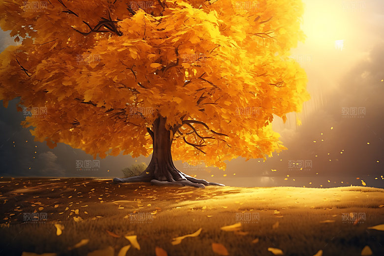 秋天高清秋色摄影图