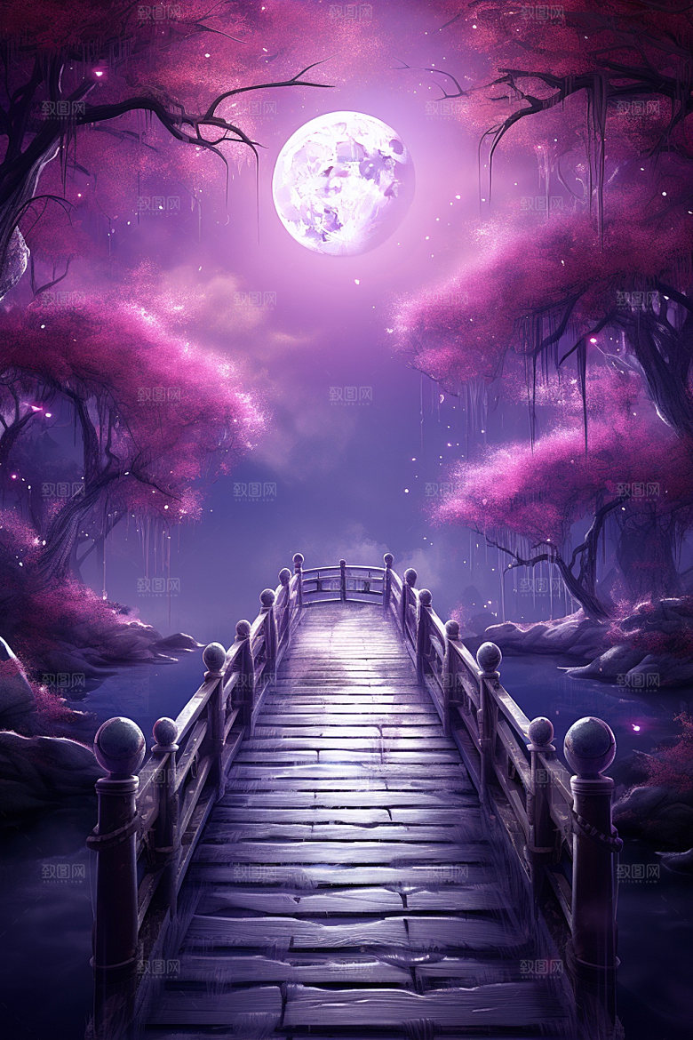 粉色七夕高清3D场景