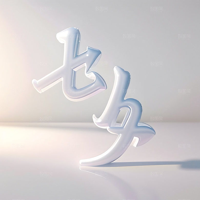 七夕3D高清艺术字