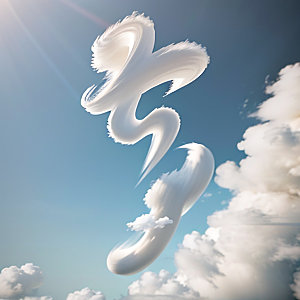 七夕3D高清艺术字