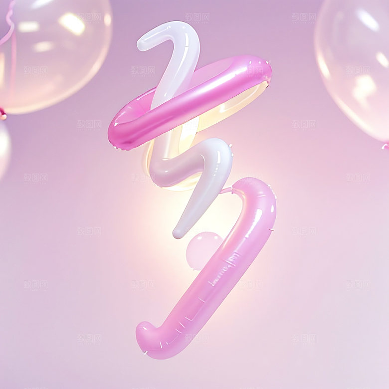 七夕高清风格化艺术字
