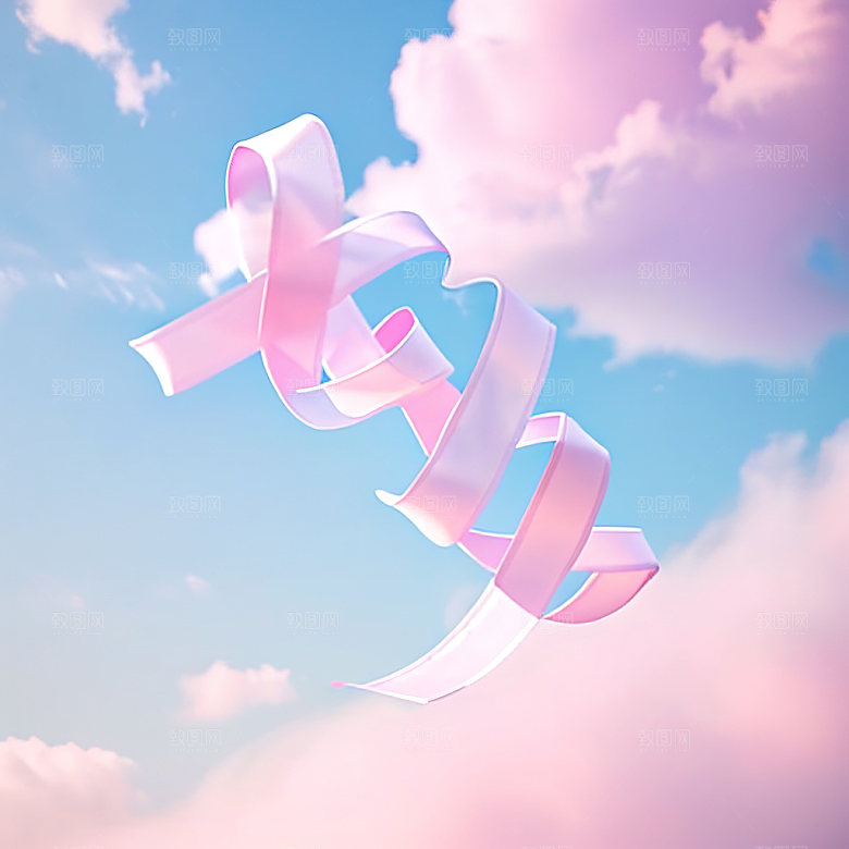 七夕立体字高清艺术字