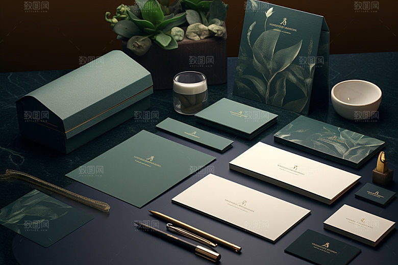 企业VI立体高清样机