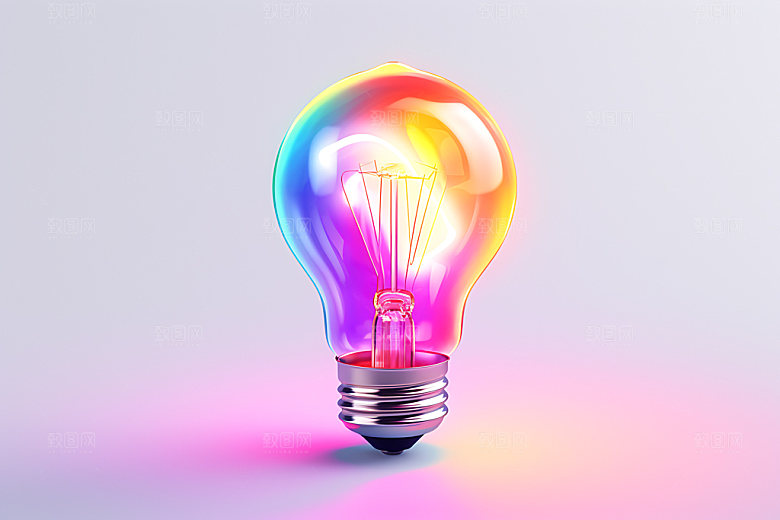 灯泡企业文化立体模型