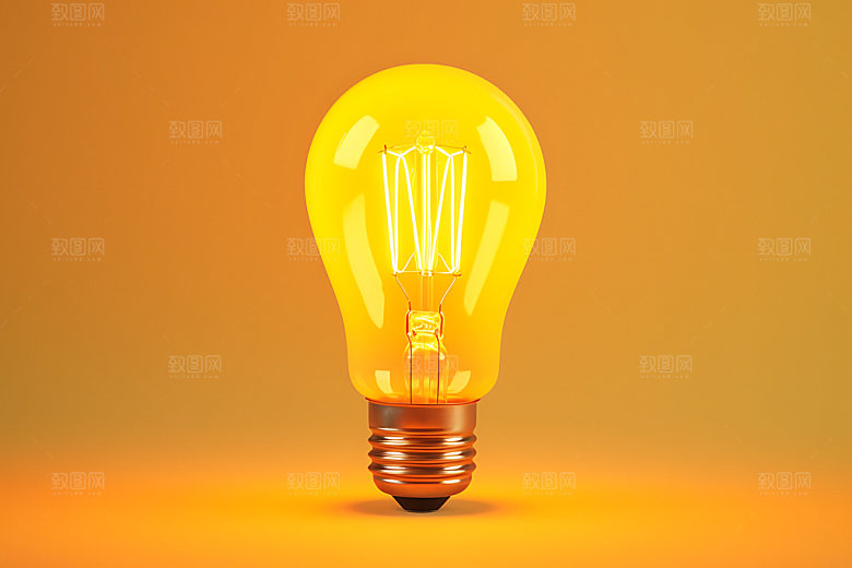 灯泡立体3D模型
