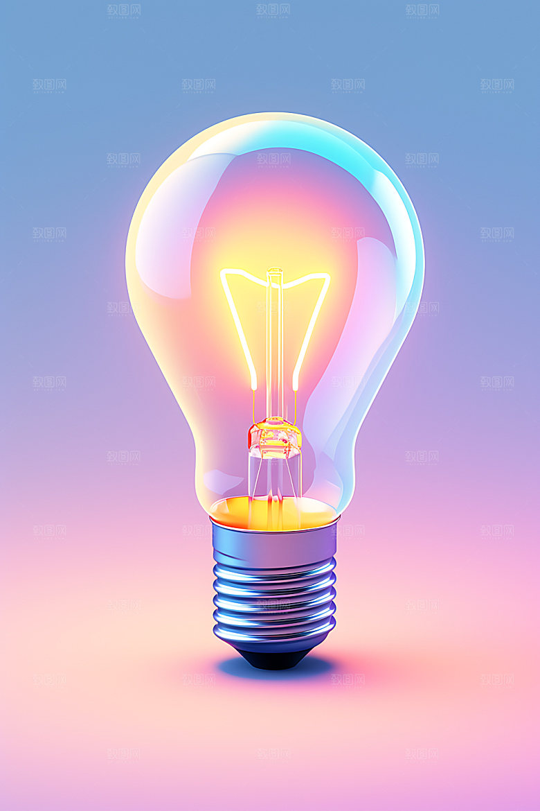 灯泡立体企业文化模型