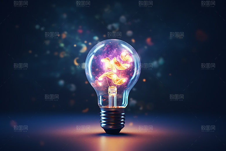 灯泡灵感想法模型