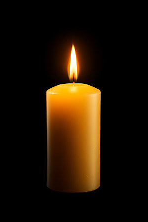 蜡烛祈愿烛光摄影图