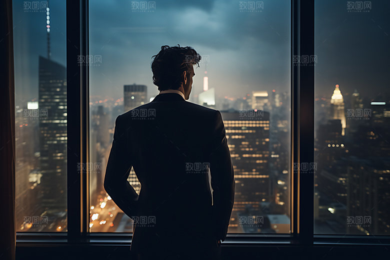 商务剪影企业文化企业精神摄影图