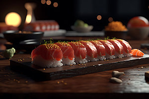 日本寿司高清海鲜摄影图
