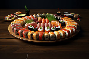 日本寿司美味高清摄影图