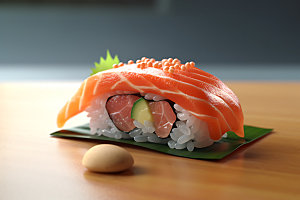日本寿司美味美食摄影图