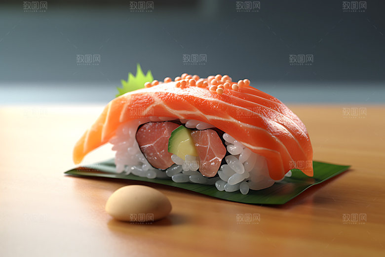日本寿司美味美食摄影图