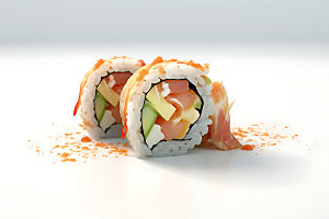 日本寿司美食鱼生摄影图
