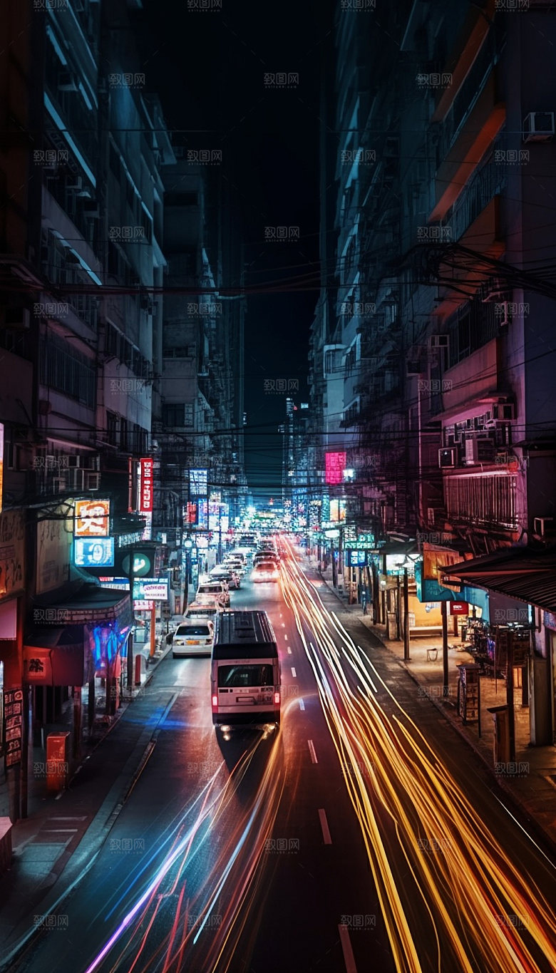 赛博朋克科技感光效素材