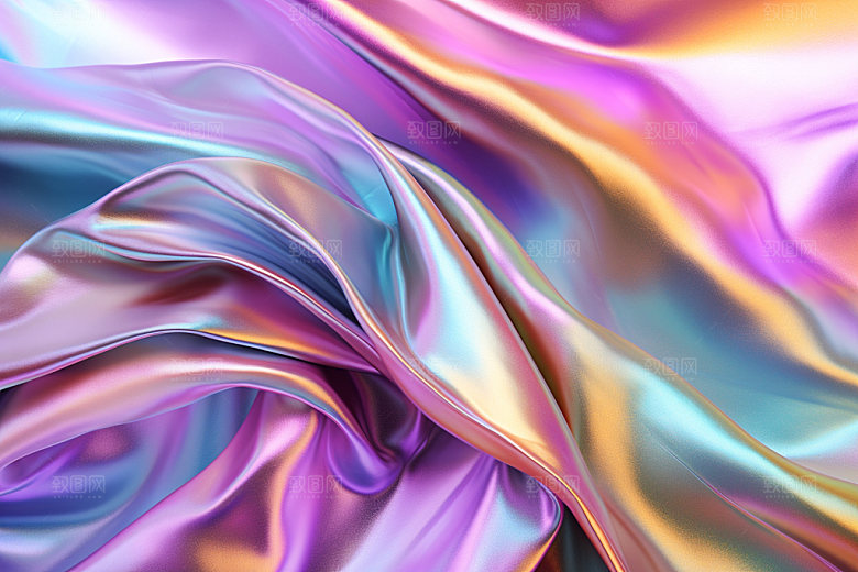 镭射质感创意背景图